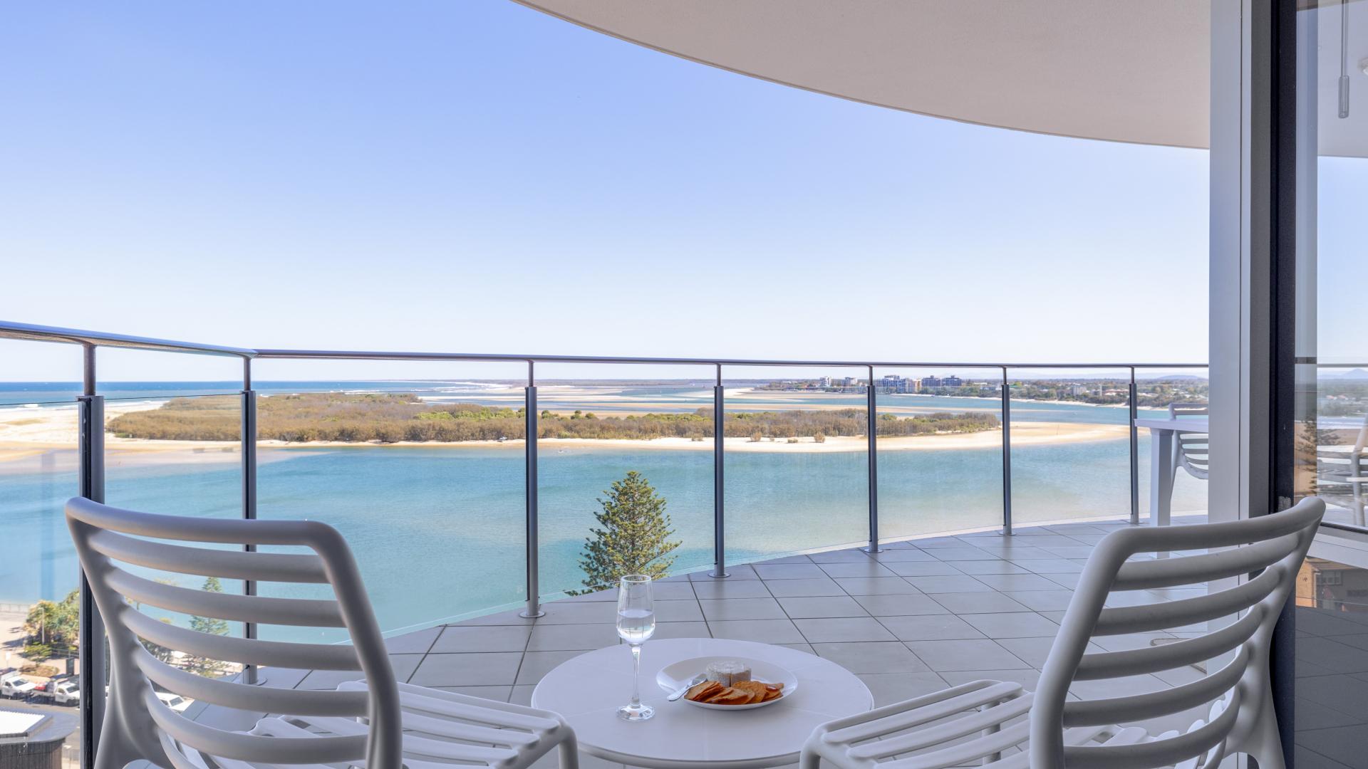 Chairs with ocean view